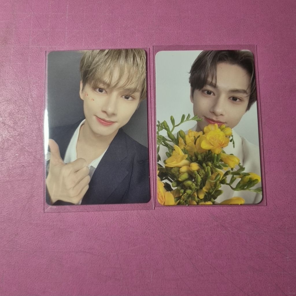 PHOTOCARD OFFICIAL JUN SEVENTEEN PC FALLIN FLOWER FLFL LIM A YOUR CHOICE ONE SIDE BUNGA (READ DESK)