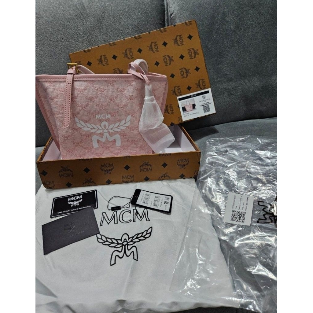 MCM Himmel Mini Tote Ala Renera