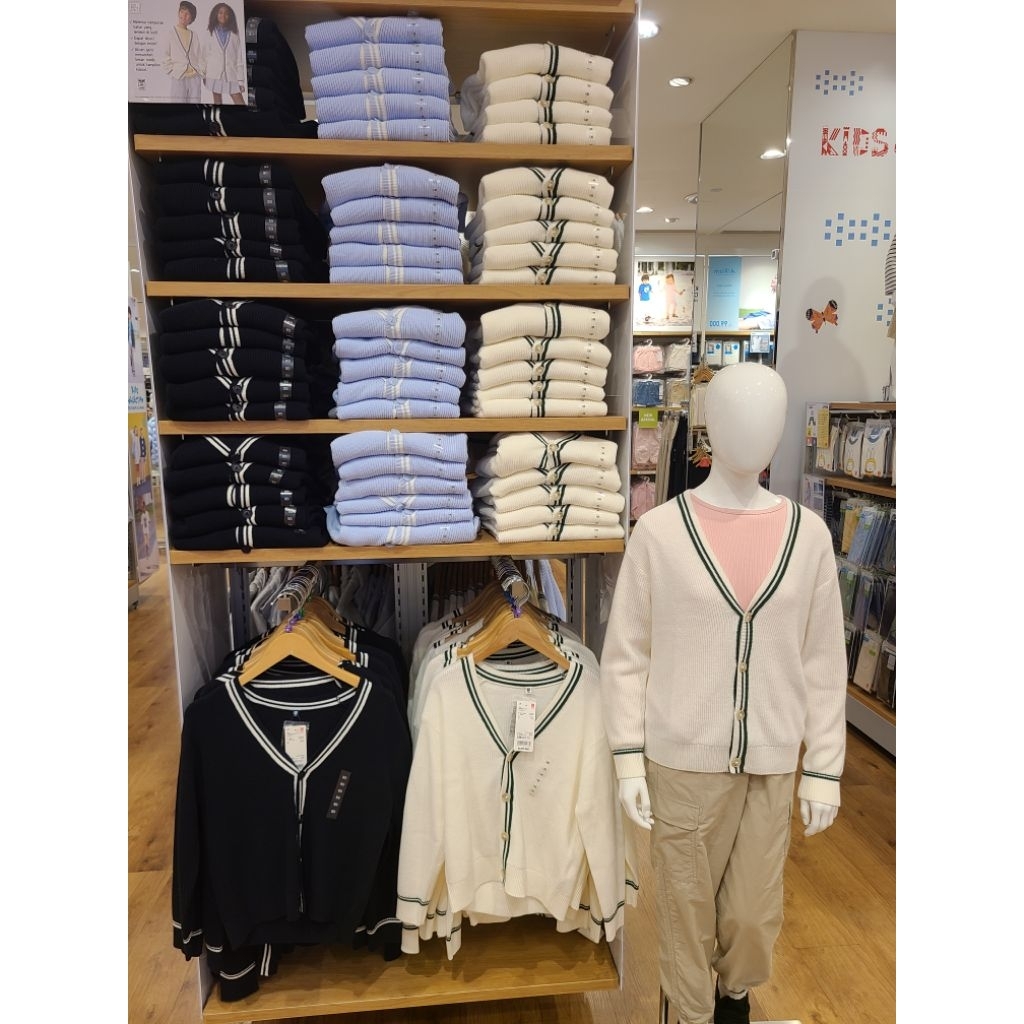 UNIQLO Kids Jaket Kardigan Rajut Washable Jacket ORIGINAL