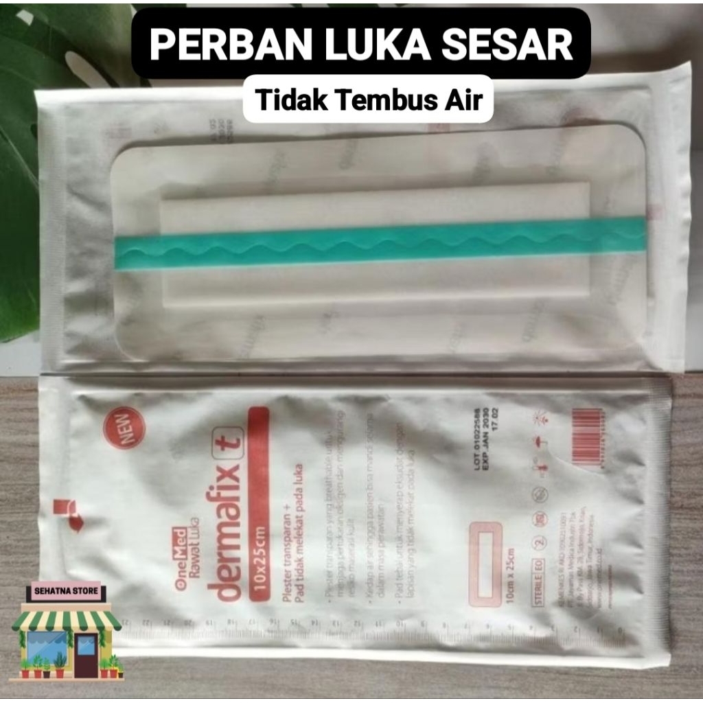 PERBAN LUKA SESAR PERBAN PLESTER LUKA OPERASI ANTI AIR PLESTER PERAWATAN LUKA MODERN DERMATIX PANJAN
