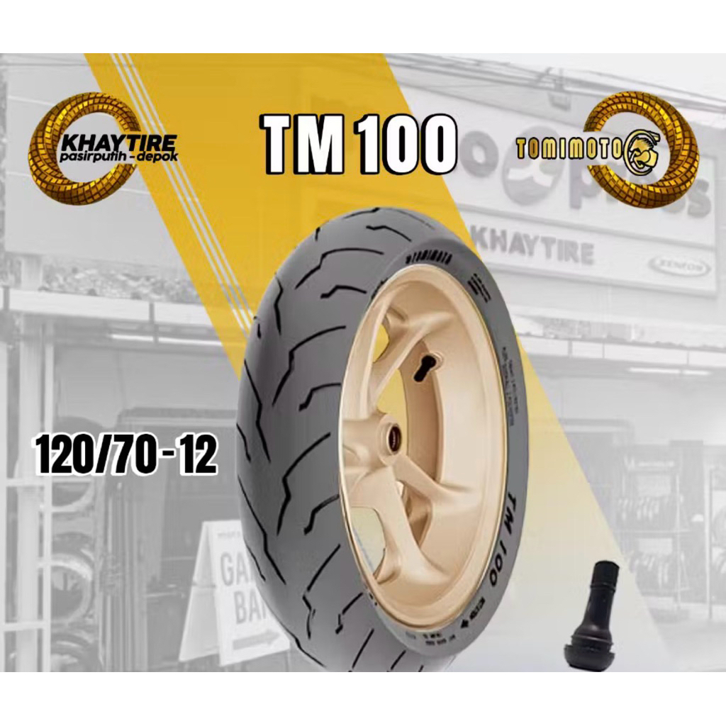 BAN DONAT TOMIMOTO TM100 100/70-12 120/70-12 130/70-12