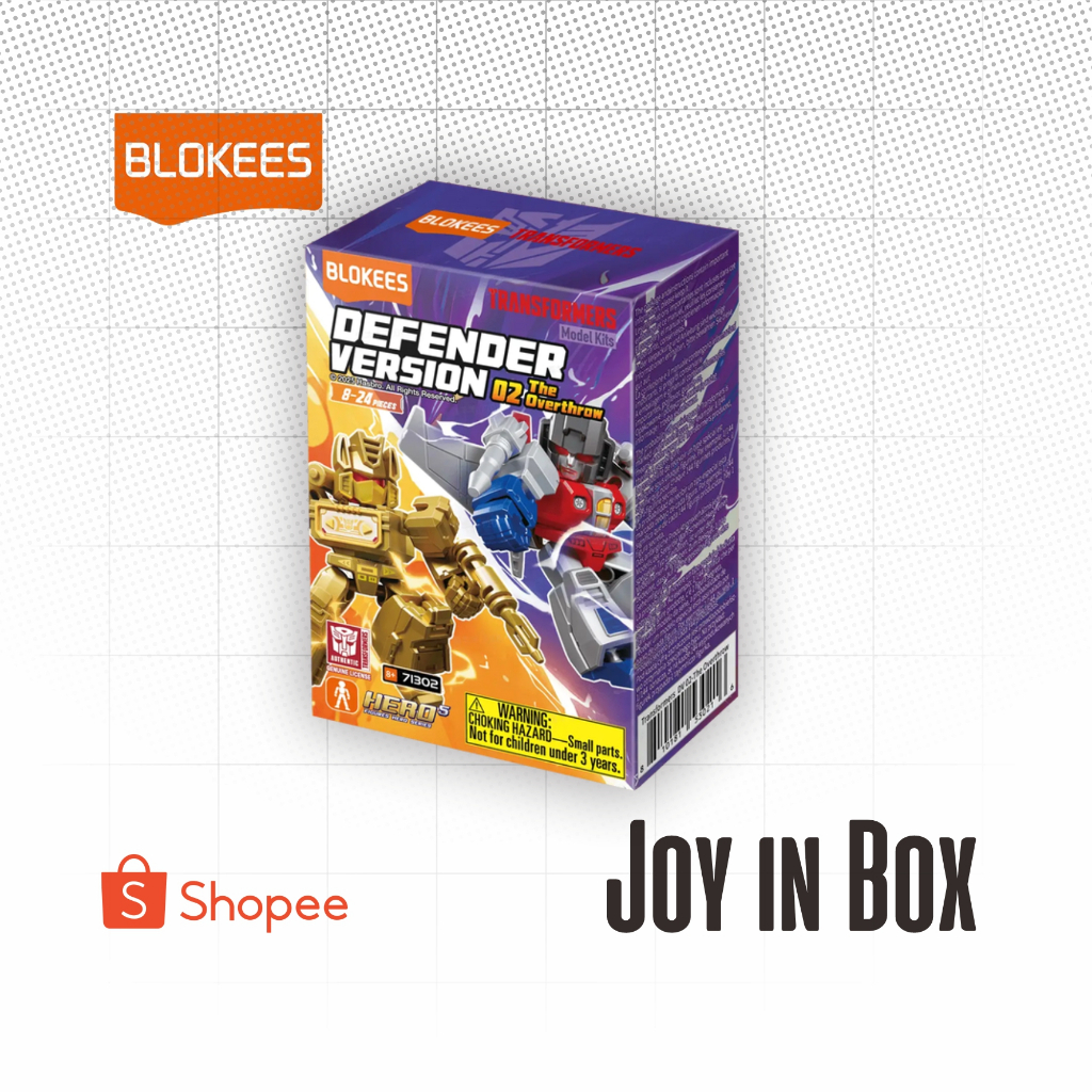 FIXED NEW KOLEKSI BLOKEES Transformers Defender Vol 02 Bumblebee, Starscream, Bee Vehicle, Hook Vehi