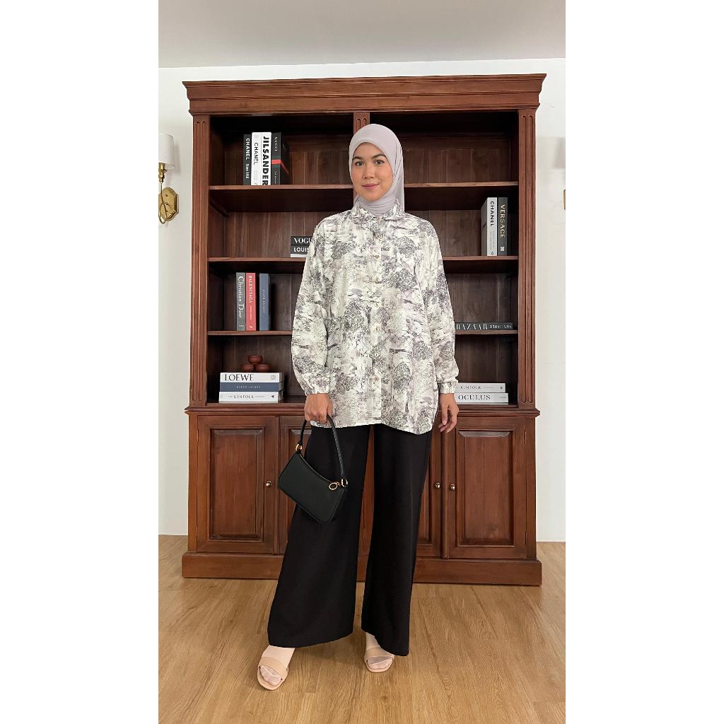 WARNA FASHION/ ATASAN / CRESPO JAGUARD / BAJU WANITA MUSLIM/GROSIR TANAH ABANG