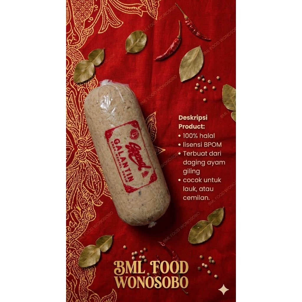 BMLfoodwonosobo. Galantin Super daging ayam