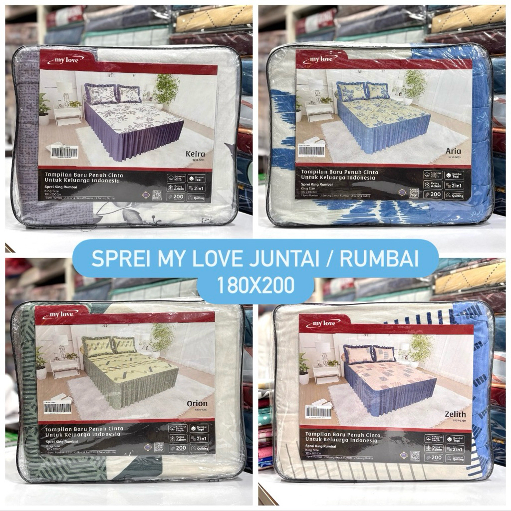 READY STOCK SPREI MY LOVE JUNTAI SPREI MY LOVE JUNTAI