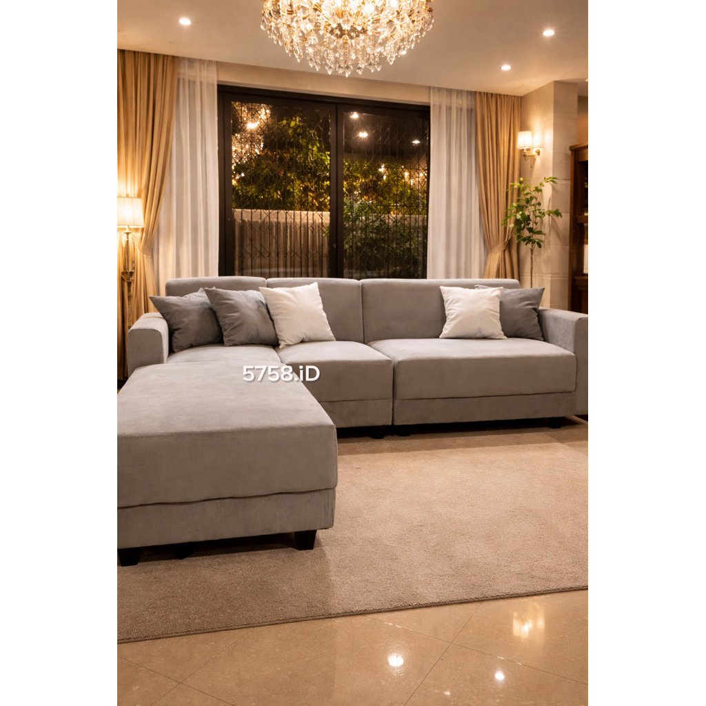 Sofa Melissa/sofa L panjang/sofa putus