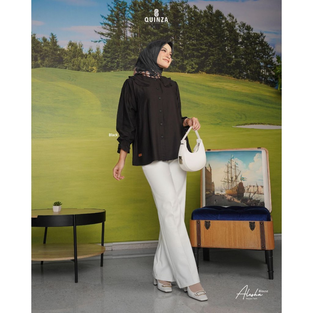 PROMO//ALESHA BLOUSE QUINZA TERBARU//ALESHA BLOUSE QUINZA TERBARU//MIDI DRESS QUINZA TERBARU//BLOUSE