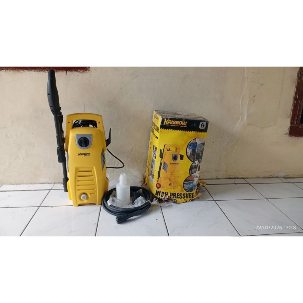 Mesin Cuci Steam Krisbow (Preloved)