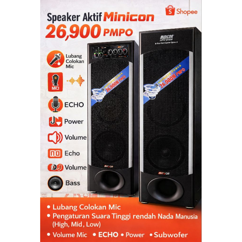 speaker minicon 26900 pmpo