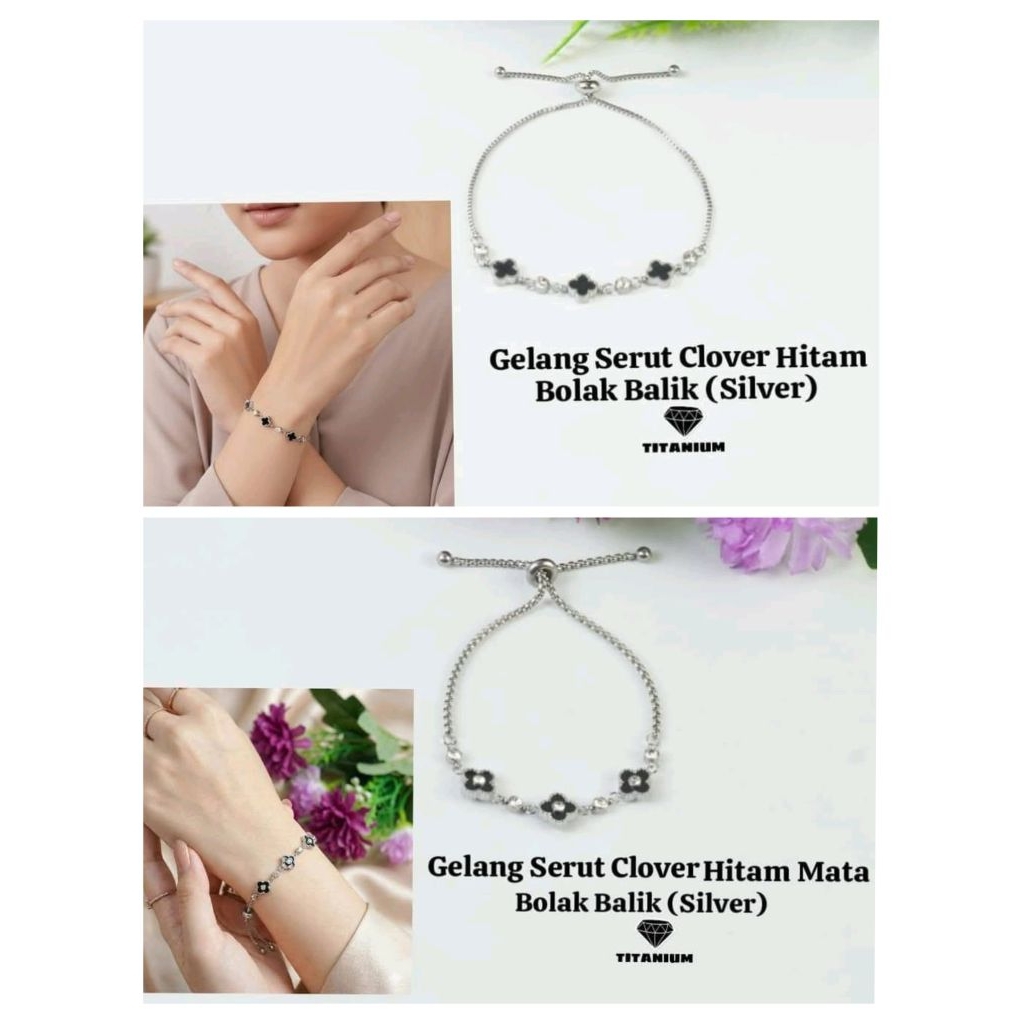gelang serut clove silver titanium