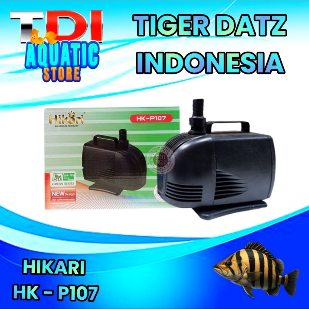 POMPA AQUARIUM CELUP WATER PUMP HIKARI HK P 107 LOW WATT - HK-P107 POMPA CELUP KOLAM IKAN KOI