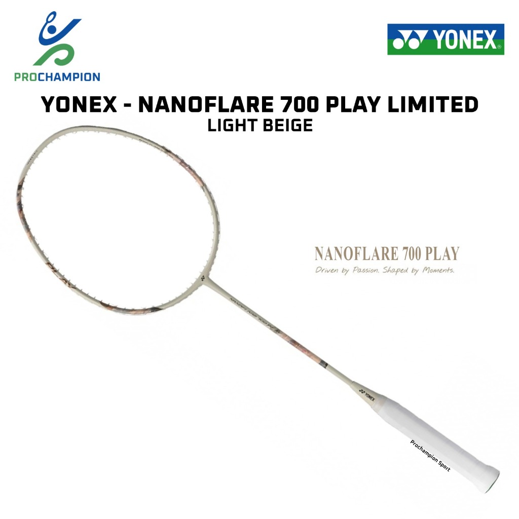 Raket Badminton Yonex Nanoflare 700 Play Limited Light Beige