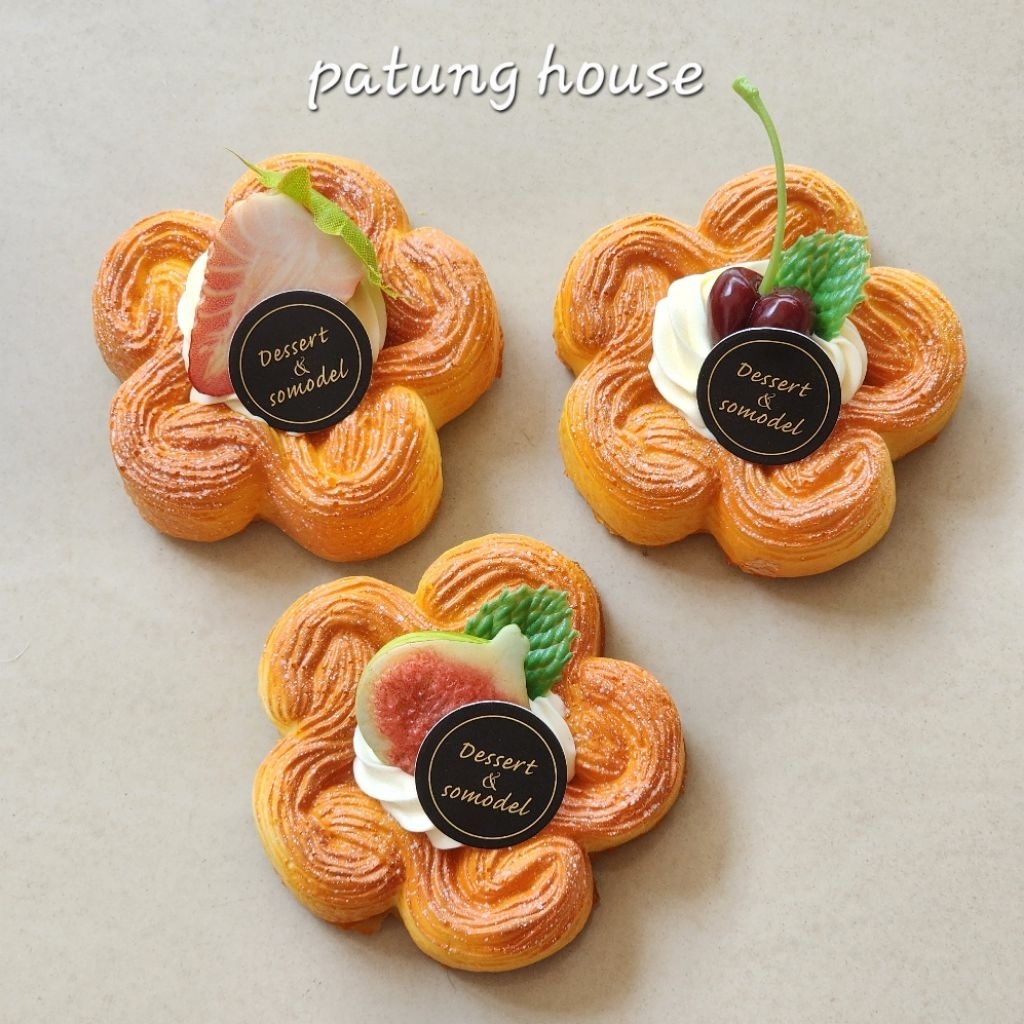 Fridge Magnet Tempelan Kulkas Danish Roti Buah Squishy