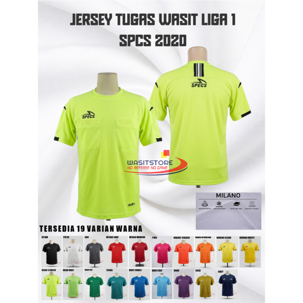 BAJU TUGAS WASIT TERLARIS LIGA1 2020 / 2021 ( POLOS )