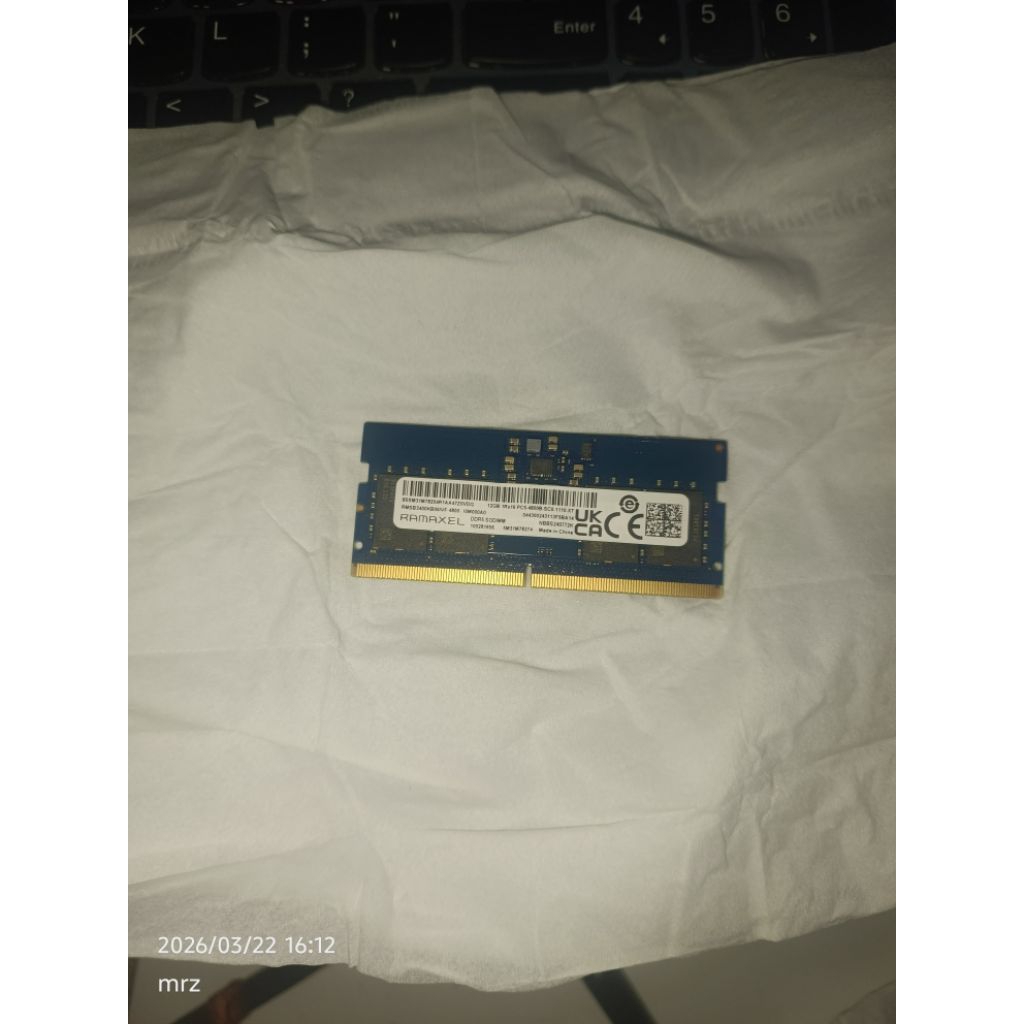 Ram 12gb ddr5 4800mhz