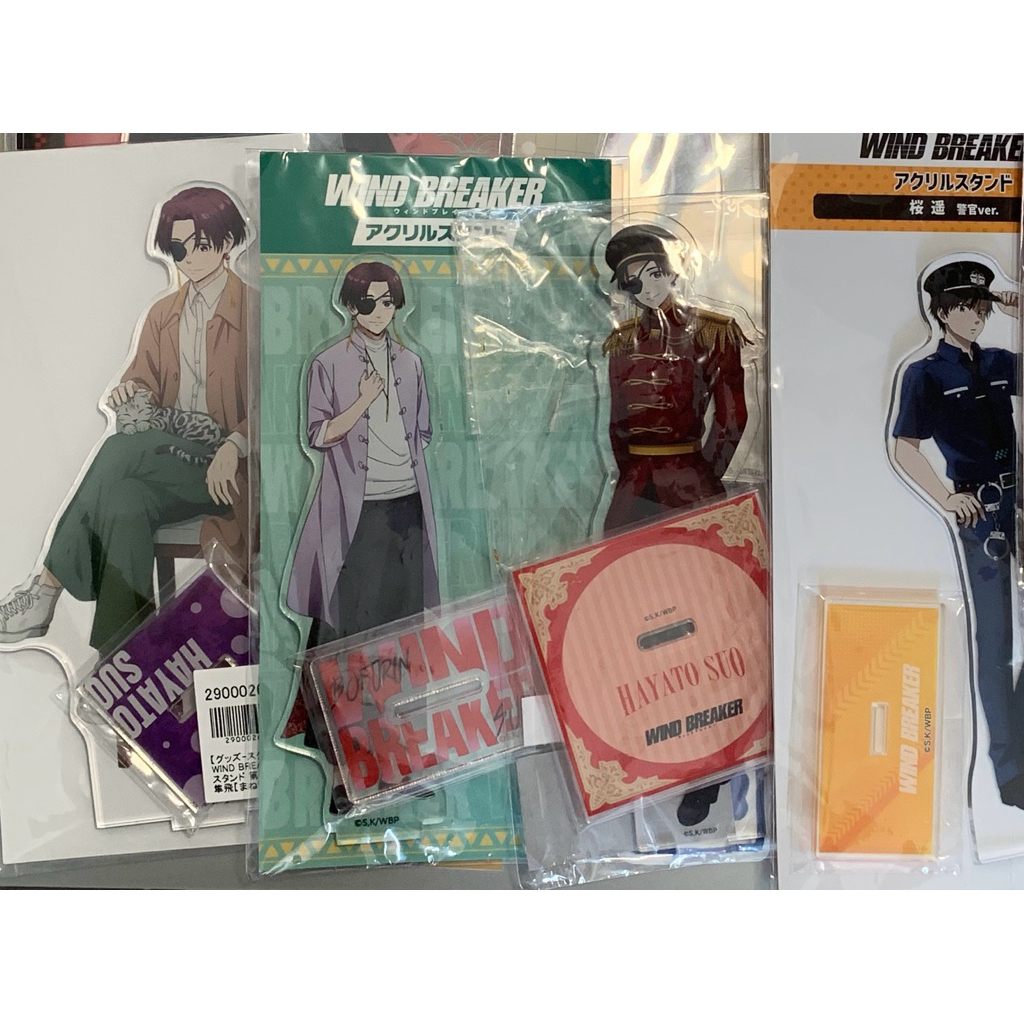 (READ DESCRIPTION) Acrylic Standee Wind Breaker Suo Hayato Sakura Haruka Wind Breaker Suo Hayato San