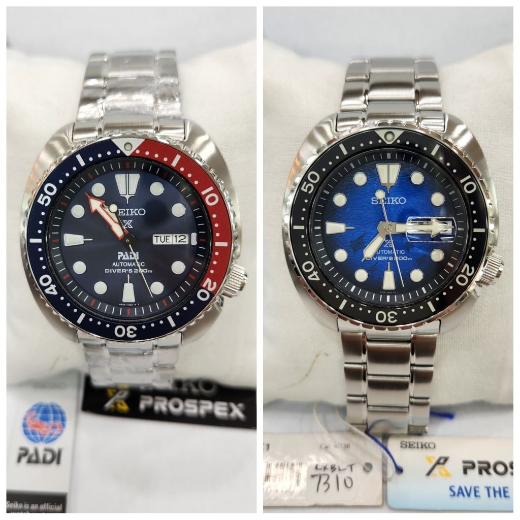 Seiko SRPE99K1 SRPE99 SRPE39K1 SRPE39 PADI Pepsi Turtle SaveThe Ocean Automatic Original
