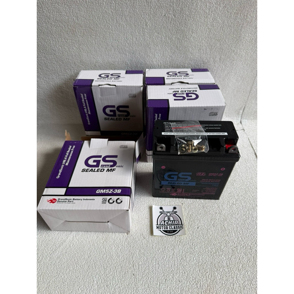 Aki Accu Honda Astrea prima grand legenda Impressa GS kering