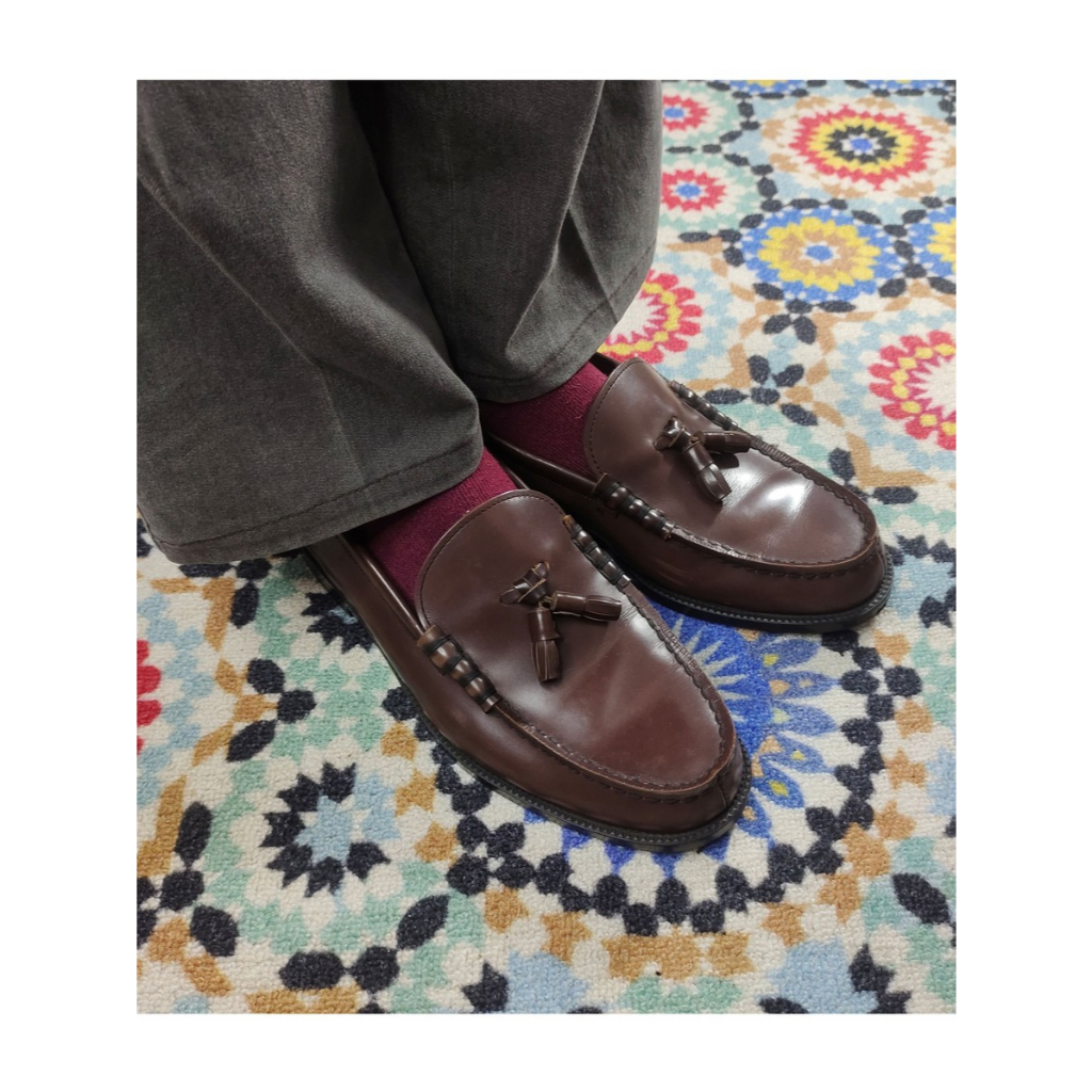 Haruta Tassel Loafers 907 Brown