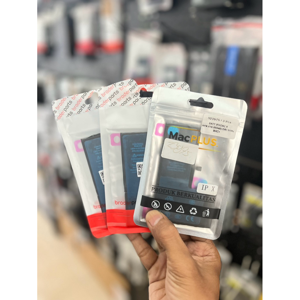 BATRE IPHONE X ORIGINAL 100% BRADERPARTS KUALITAS TERBAIK BERGARANSI TERMURAH