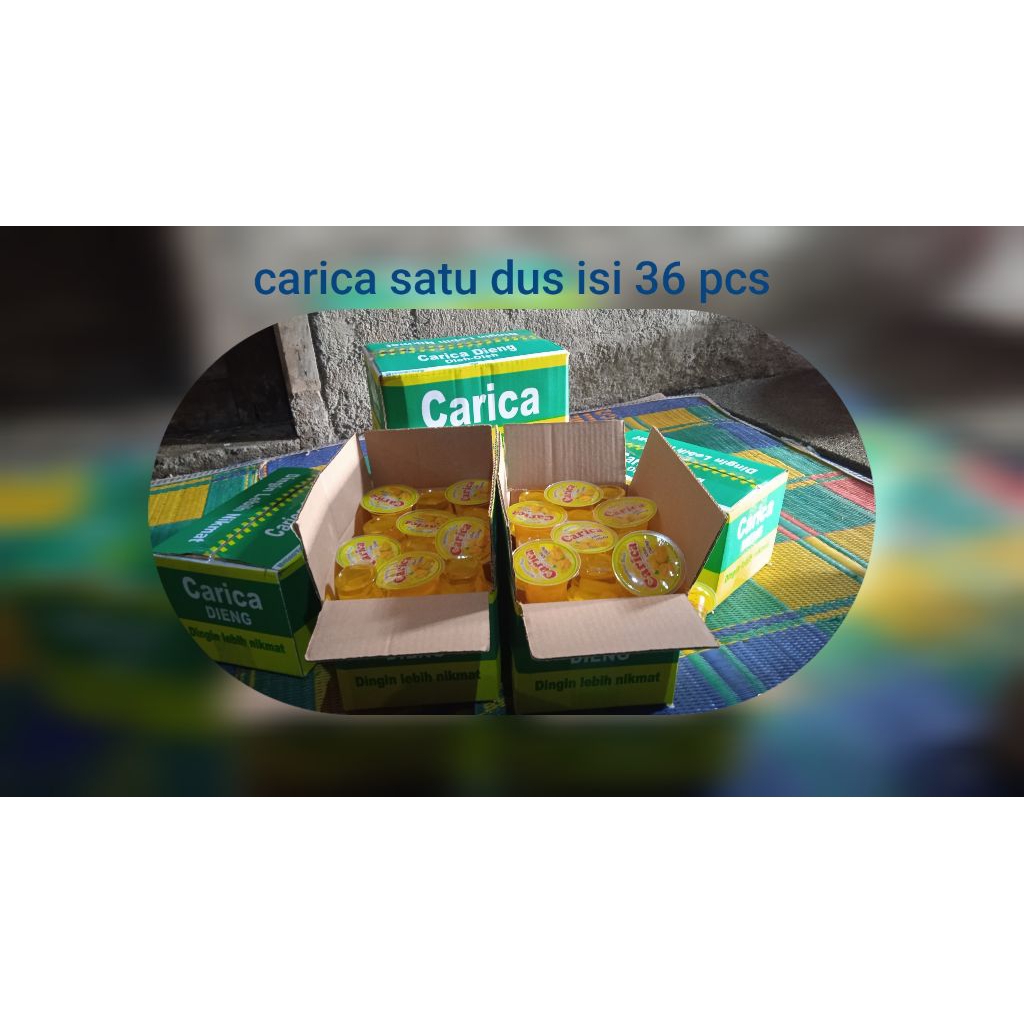 carica dieng/minuman carica/minuman dingin/buah carica