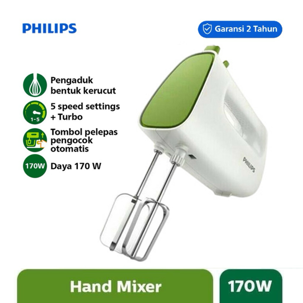 HAND MIXER PHILIPS HR-1552 BLENDER TANGAN GARANSI 2 TAHUN