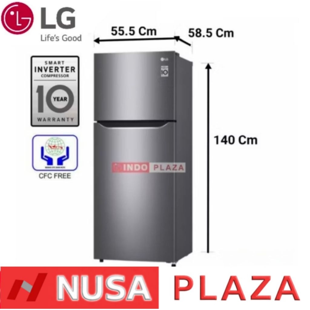 KULKAS LG 2 PINTU GN-B202SFIF SMART INVERTER (KHUSUS MEDAN)