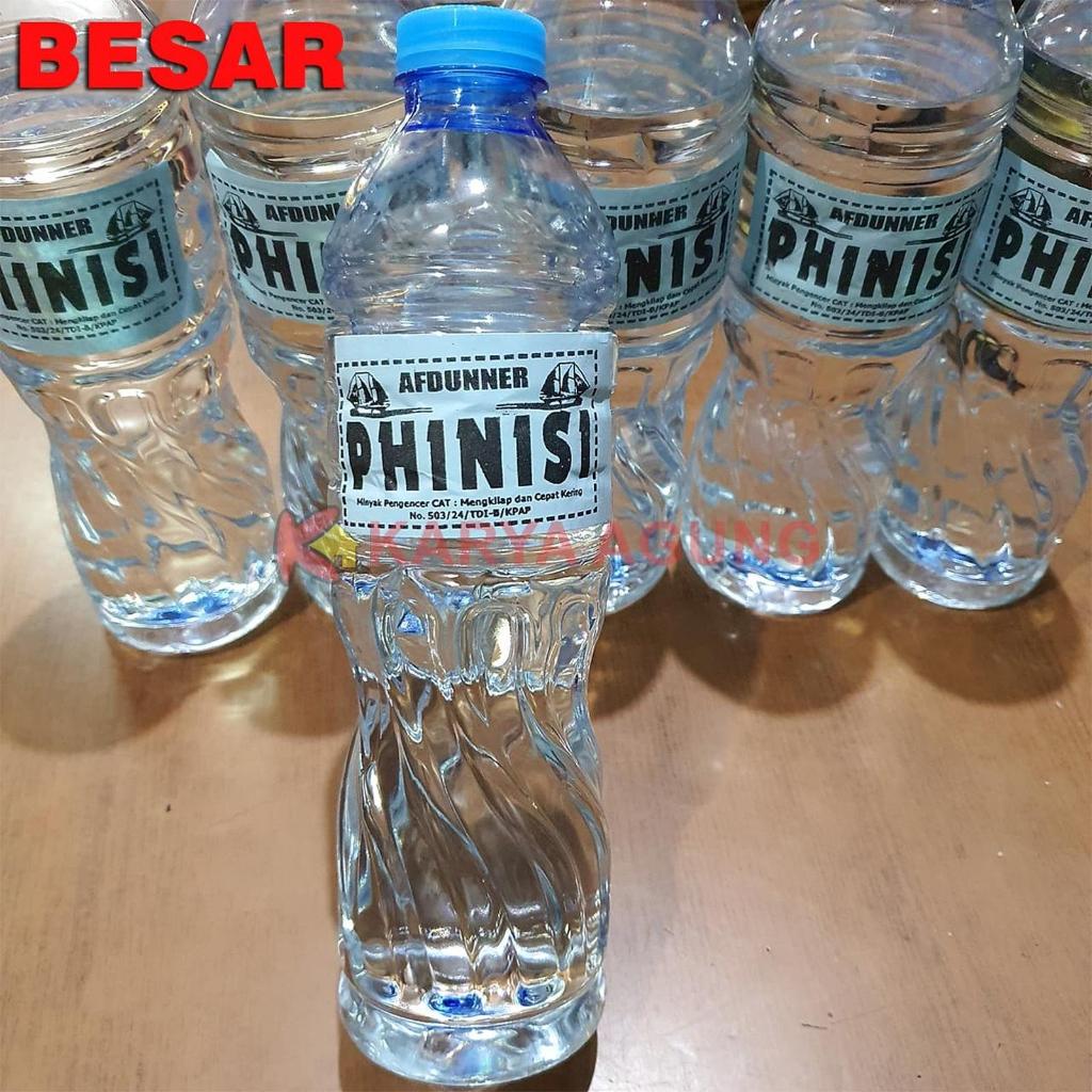 Minyak Pengencer Cat Synthetic Afdunner PHINISI botol Besar