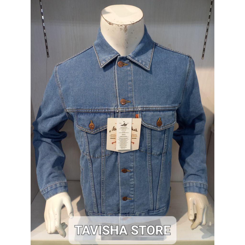 Jaket Denim Pria LEA Original Premium / Regular Fit Casual Stylish Cowok | Best Seller