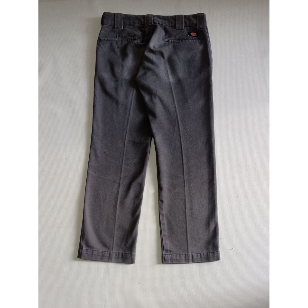 Celana Dickies 873 Slim Straight Dark Grey/Charcoal Size 30×30 Second Brand Dickies