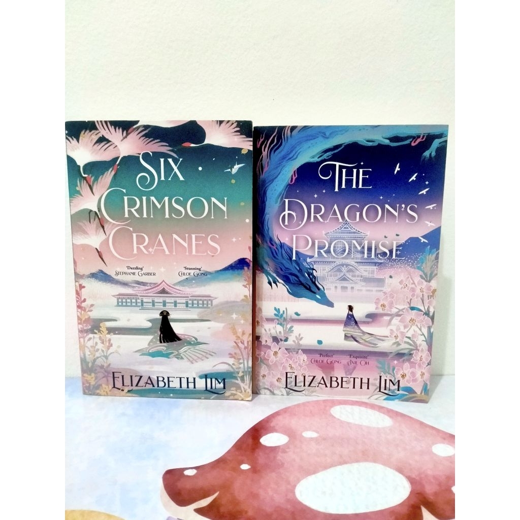 PRELOVED six crimson cranes & the dragon's promise english full set