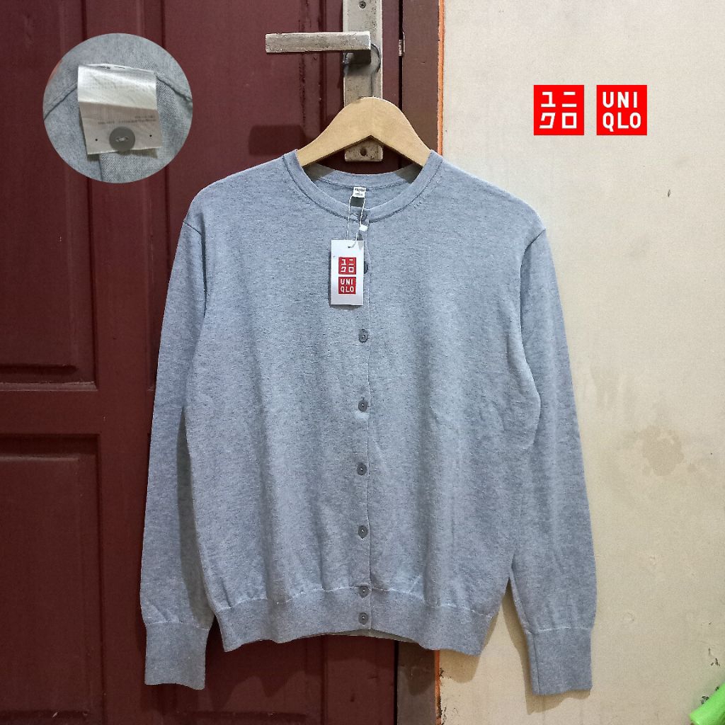 Cardigan Uniqlo Abu size L