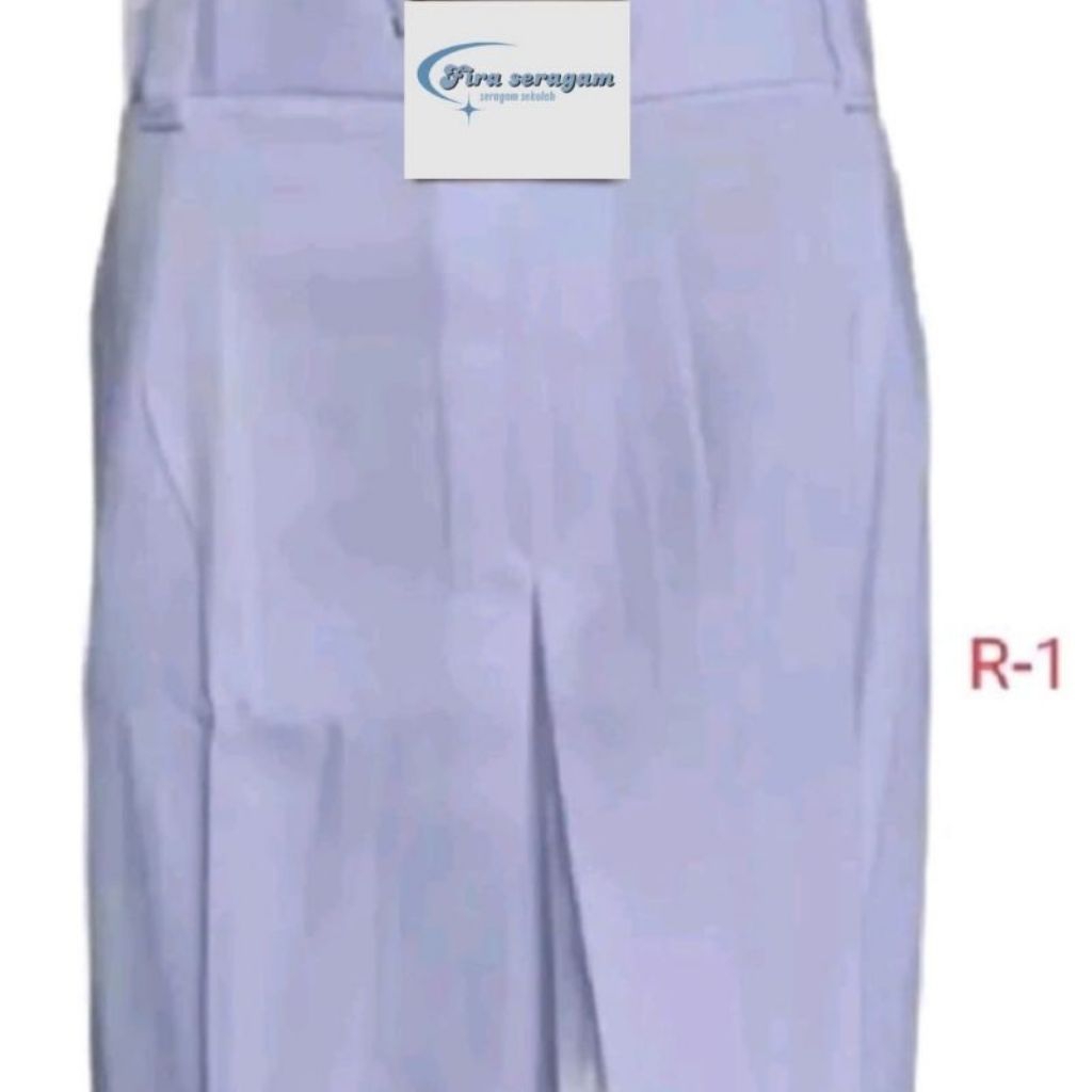 Rok Pendek sekolah warna putih SMP/SMA