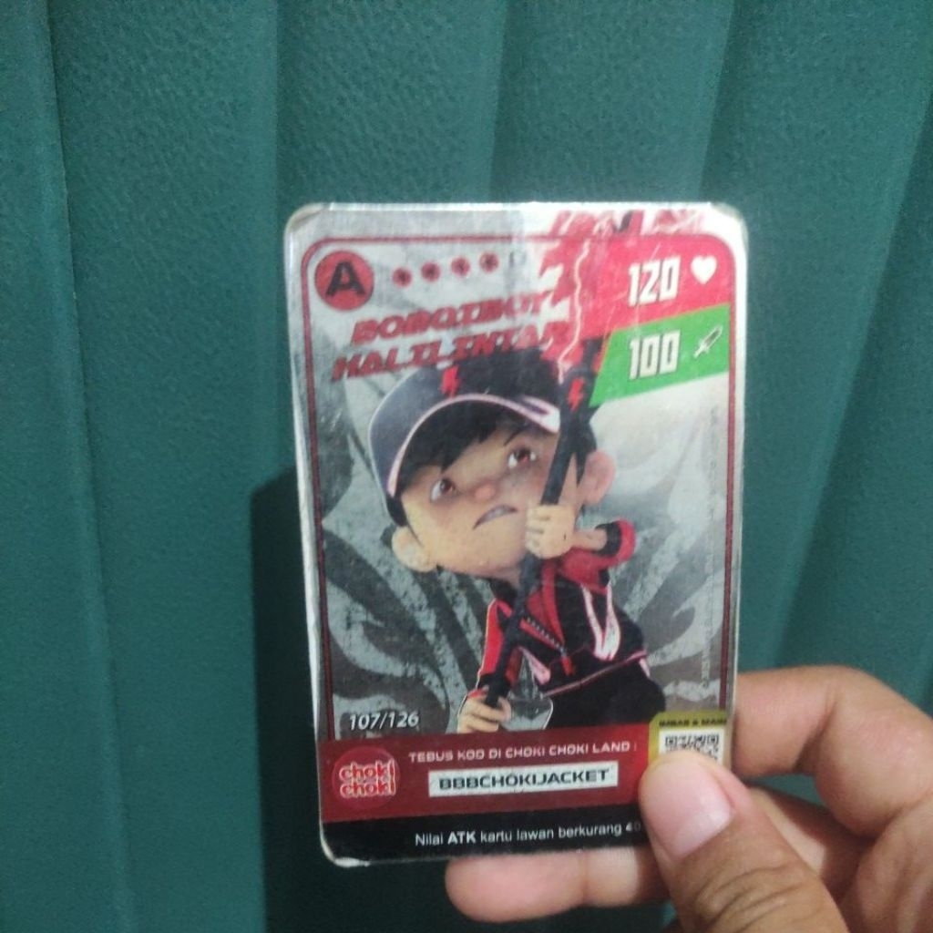 KARTU BOBOIBOY HALILINTAR SEASON 1 LANGKA