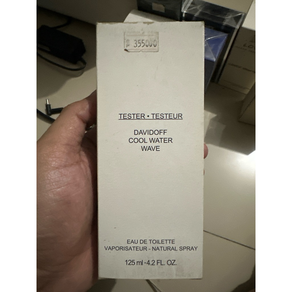 davidoff cool water wave edt parfum tester