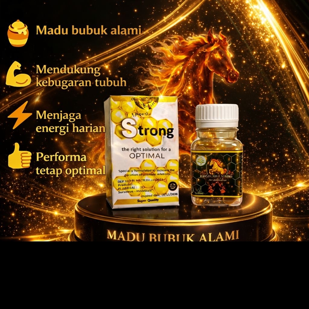 madu bubuk KS isi 20 gold terbuat dari serbuk madu murni