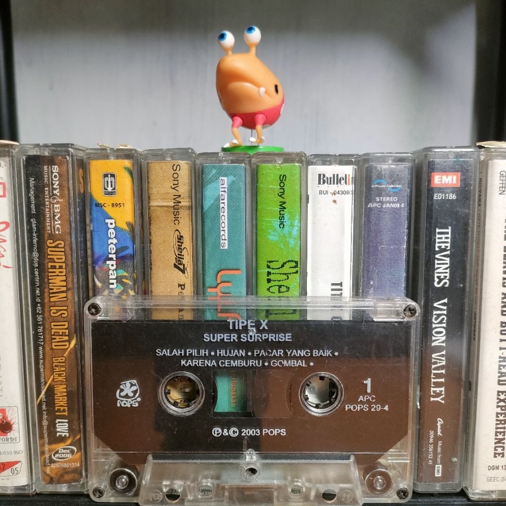 Kaset Pita Tipe X Tipe-X Tipex Super Surprise Ska Maxell hanya kaset
