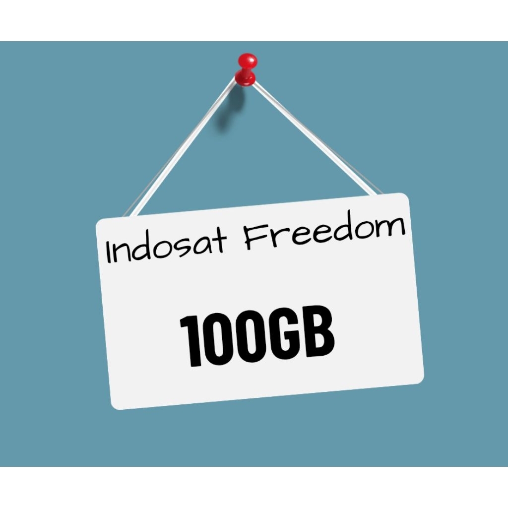 Voucher Paket Data Indosat 100GB / Kuota Internet Indosat