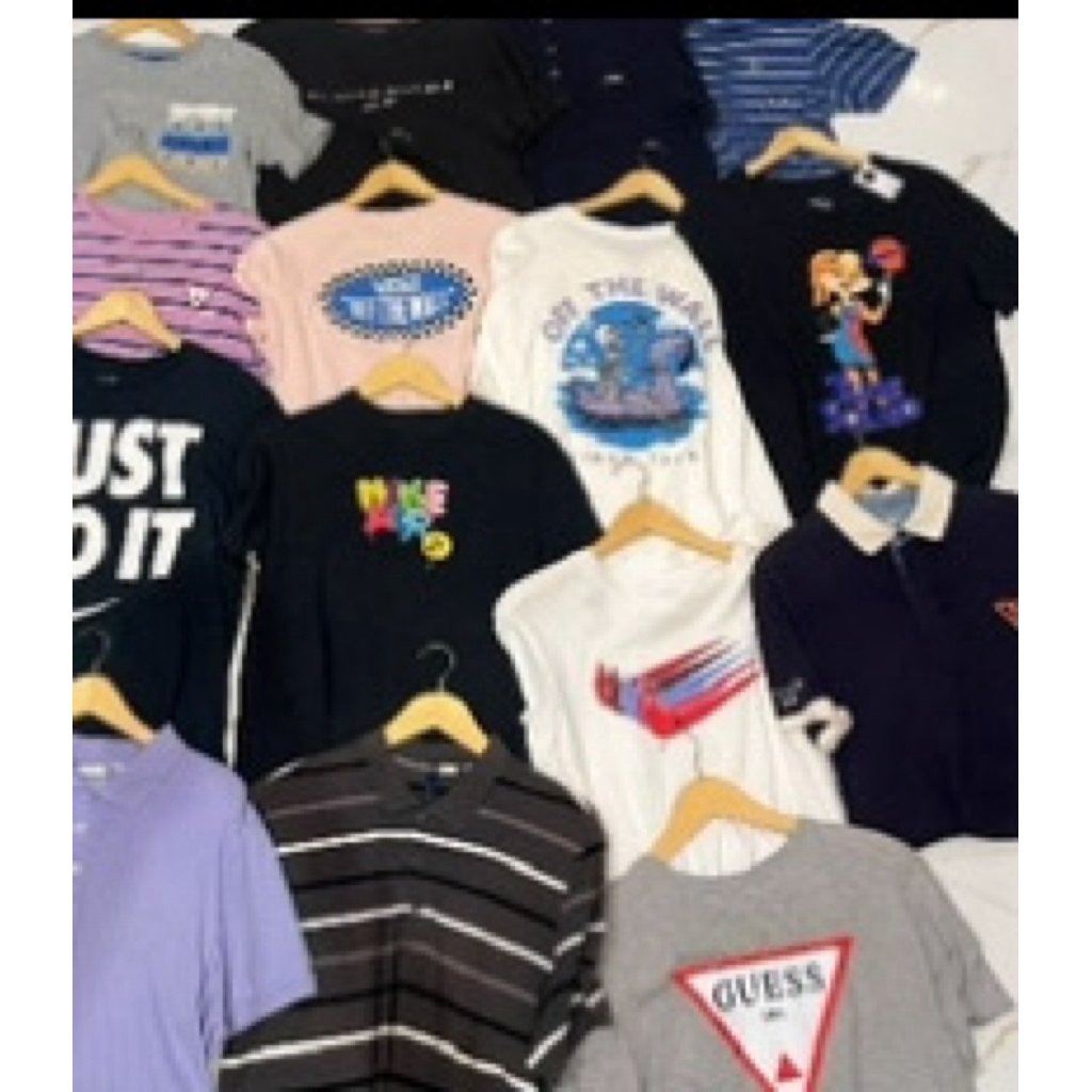 Borongan full brand kaos x polo 15pcs