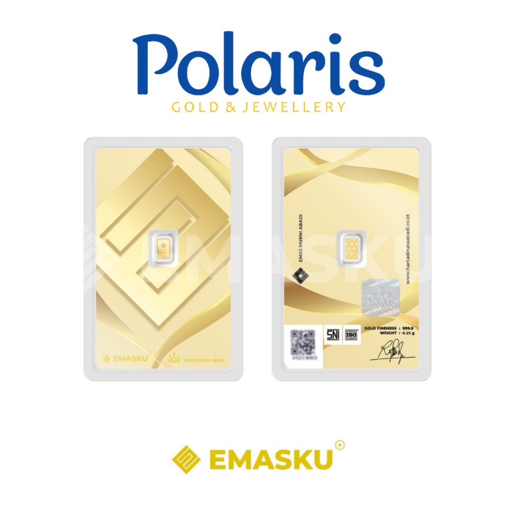 Logam Mulia Emasku 0.25 gram Hartadinata Abadi LM Emas Mini Gold Microgold ANTAM