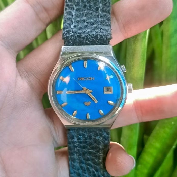 Jam Tangan Ricoh Automatic Blue Dial
