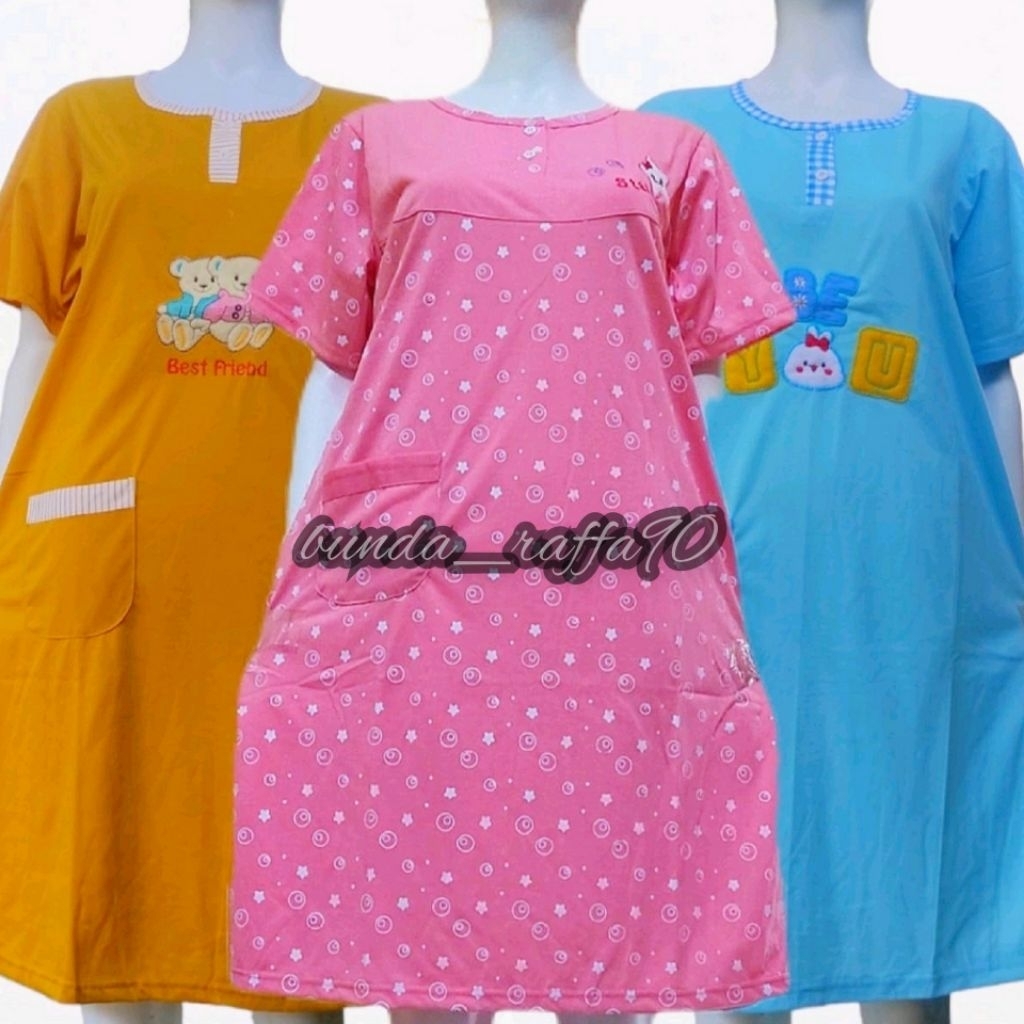 3 PCS DASTER KAOS JUMBO LD 110 / DASTER TIDUR ROYAL JUMBO BUSUI FRIENDLY PREMIUM (PAKET HEMAT)