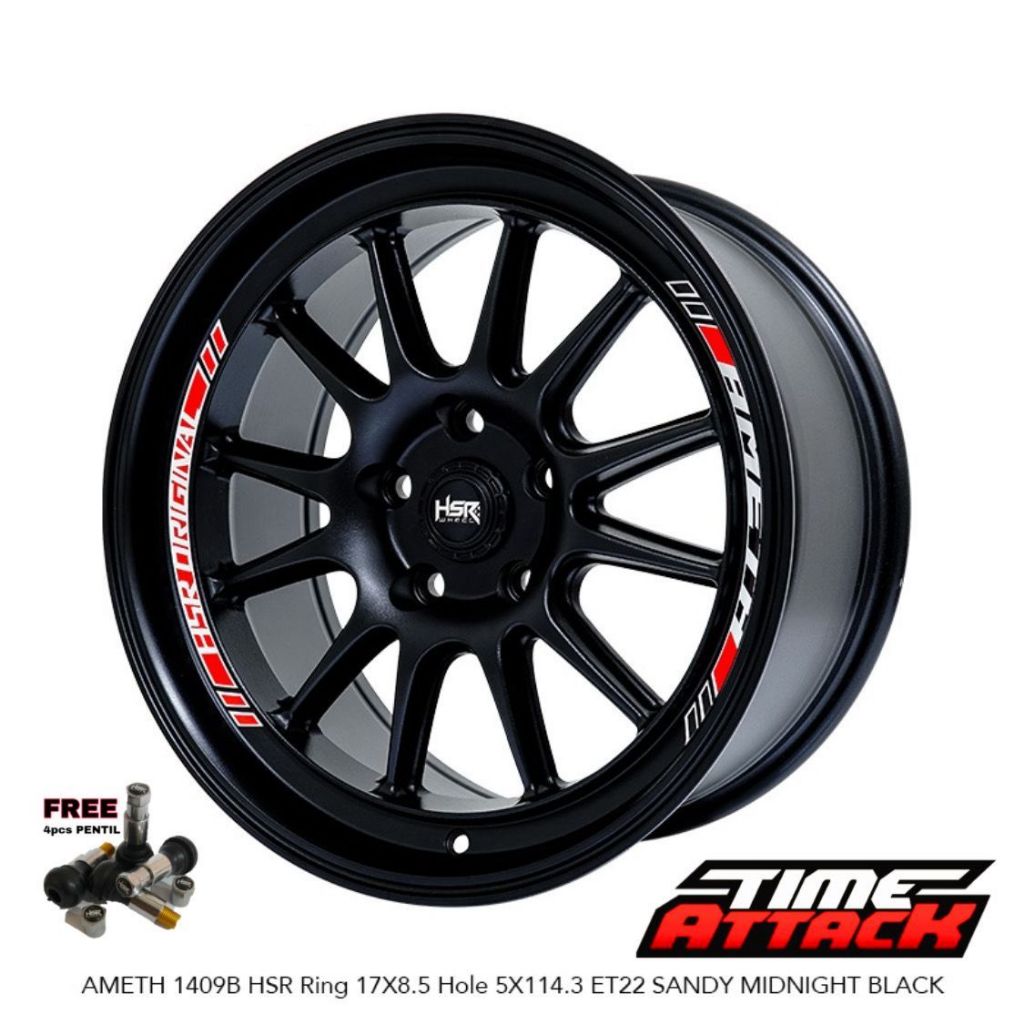 Velg Mobil Innova Almaz Xpander Cross Ring 17 HSR WHEEL AMETH Velg HSR R17