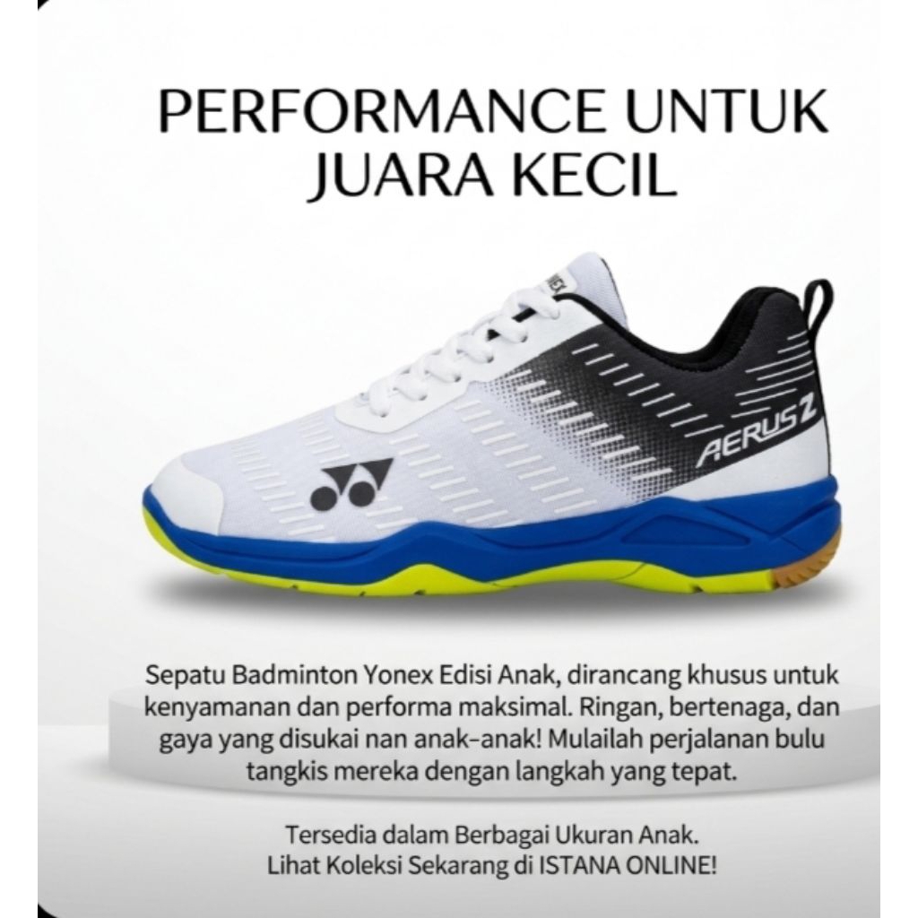 Terbaru Sepatu Olahraga Anak Aeruz Keren /Sepatu Badminton Anak laki dan Perempuan/Sepatu Bulutangki
