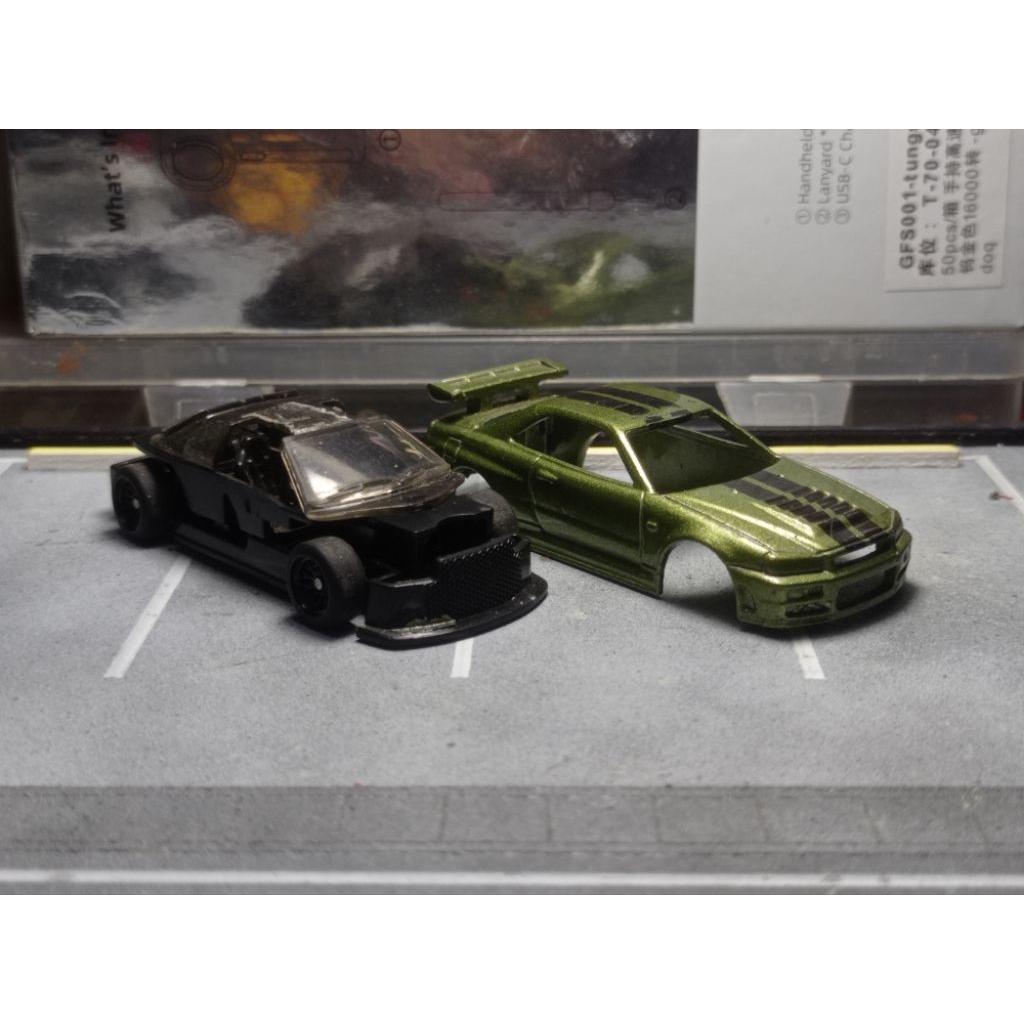 Hot Wheels R34 Jade Green / Hijau Unspoon Loose