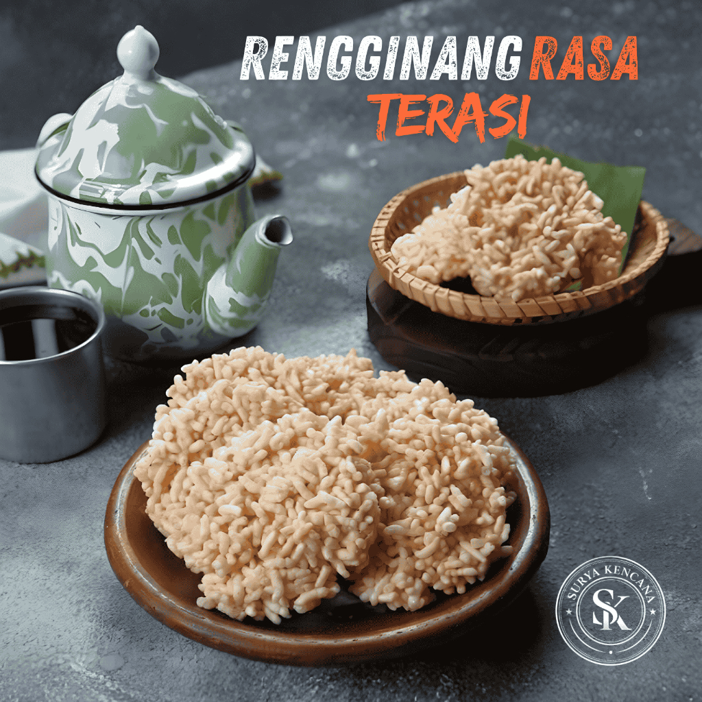Rengginang Mentah Rengginang Terasi Udang Gurih Original Tanpa Jemur