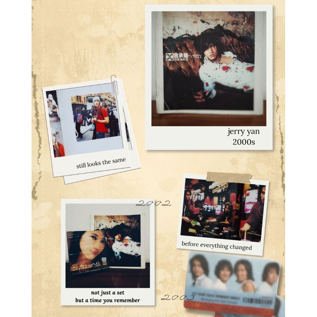 Jerry Yan Photobook + Penny Tai CD Meteor Garden Original