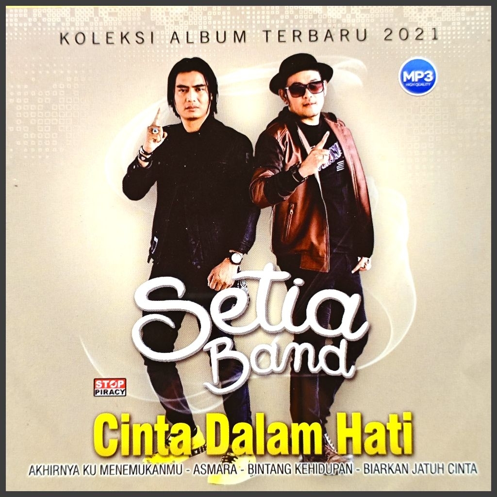 Kaset MP3 Audio Lagu Pop Indonesia Setia Band - Kangen Band Album Edisi Pilihan Terviral