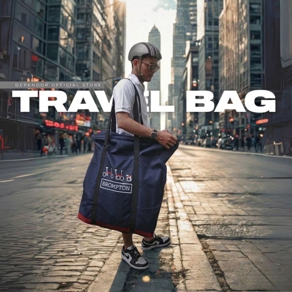 Tas Sepeda / Brompton / Cover Sepeda Brompton / Travel Bag / Tas Pelindung Sepeda Lipat / Cover Case