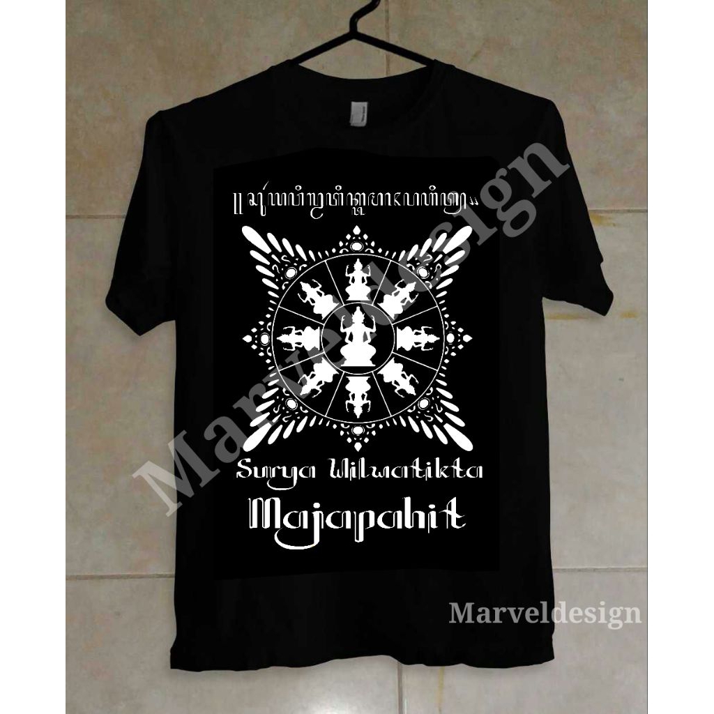kaos aksara jawa Majapahit